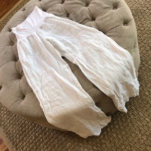 Wide leg beach pants